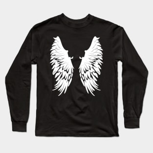 White Wings | Embodying Purity and Grace Long Sleeve T-Shirt